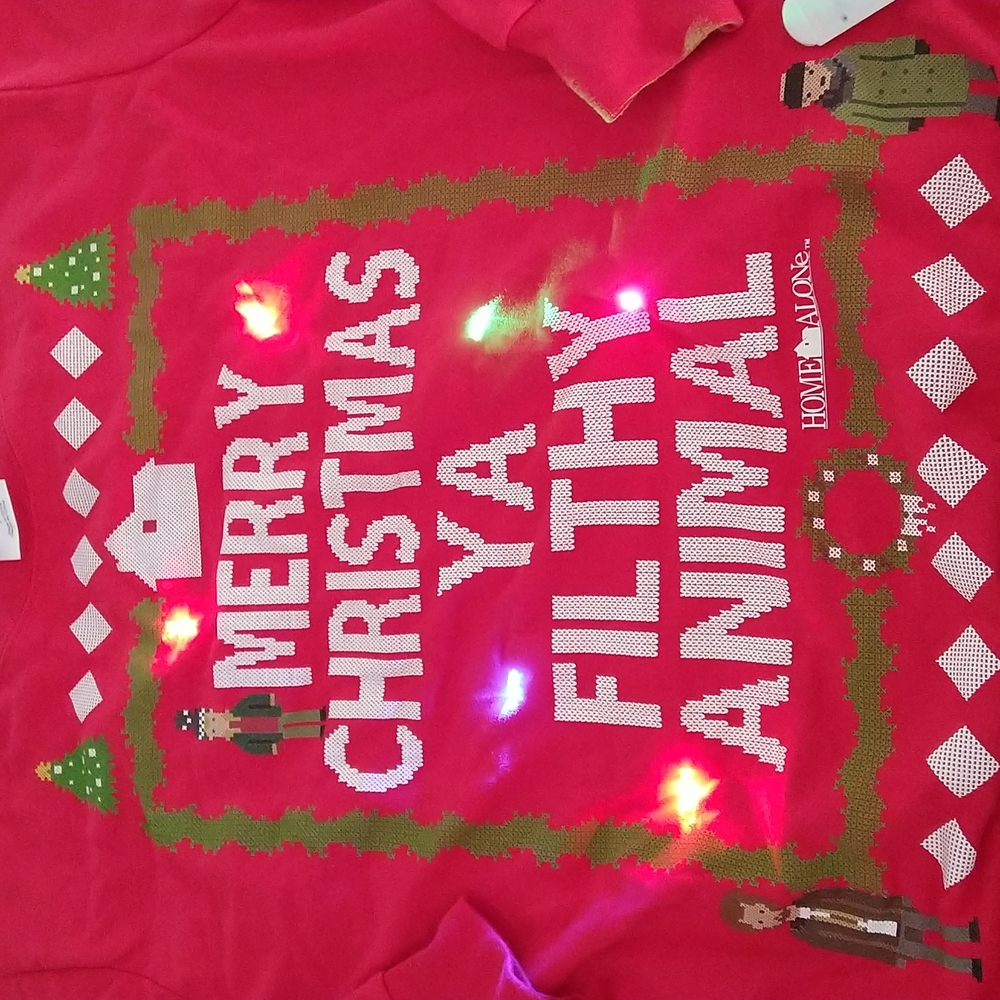Home Alone Light Up Sweatshirt